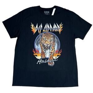 Def Leppard Rock & Roll Graphic T-Shirt Adult Size 2XL NWT